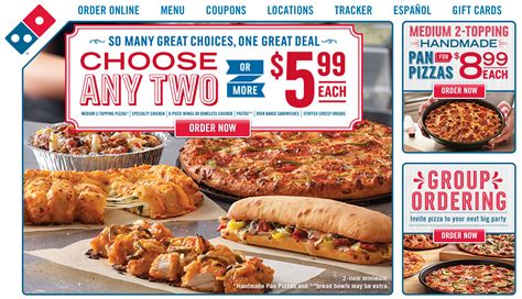 domino's carryout|domino's official site.